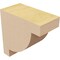 Ekena Millwork 2"W x 4"D x 4"H Classic Alpine Rough Cedar Woodgrain TimberThane Corbel, Primed Tan CORUR02X04X04ALPRCPR - alternate 6